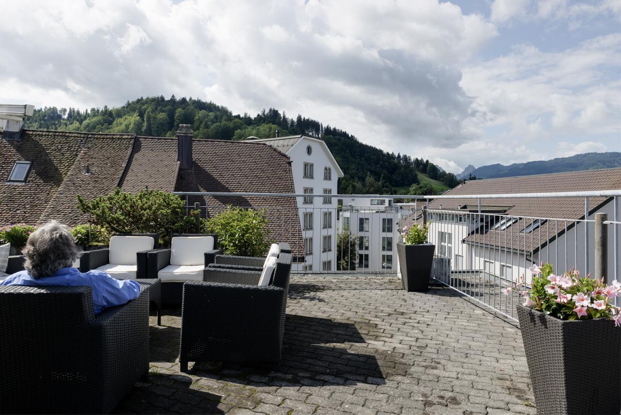 Kunsthotel Linde Garni Einsiedeln Exterior foto